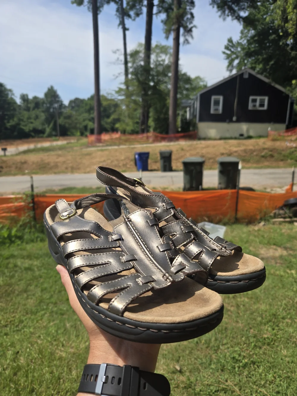 Clarks style bronze fisherman